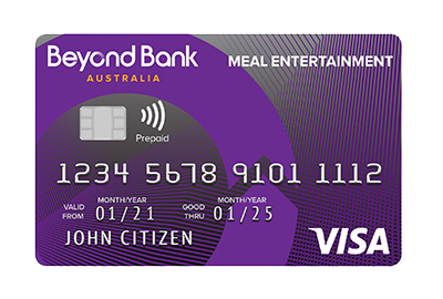 meal entertainment card